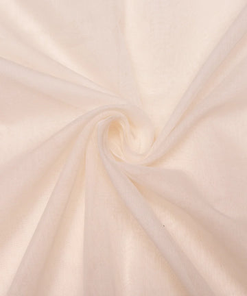 White Dyeable Plain Mul Chanderi Fabric